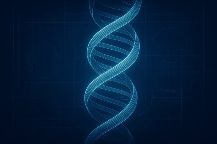 Guide complet sur la cure de collagène : structure en triple hélice, style blueprint scientifique.