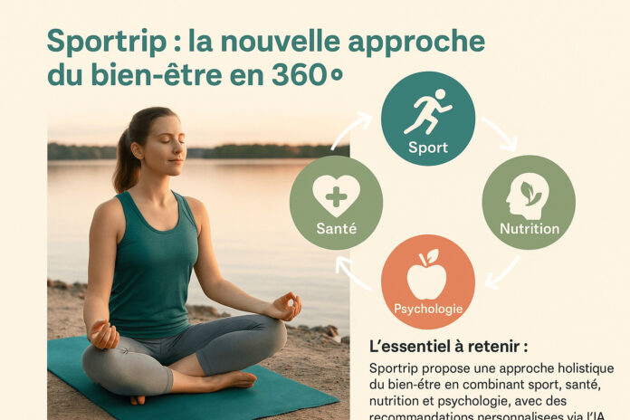 Sportrip, approche holistique du bien-être à 360°, sport, santé, nutrition et psychologie