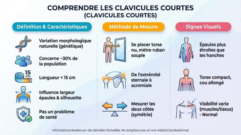 infographie explicative clavicule courte