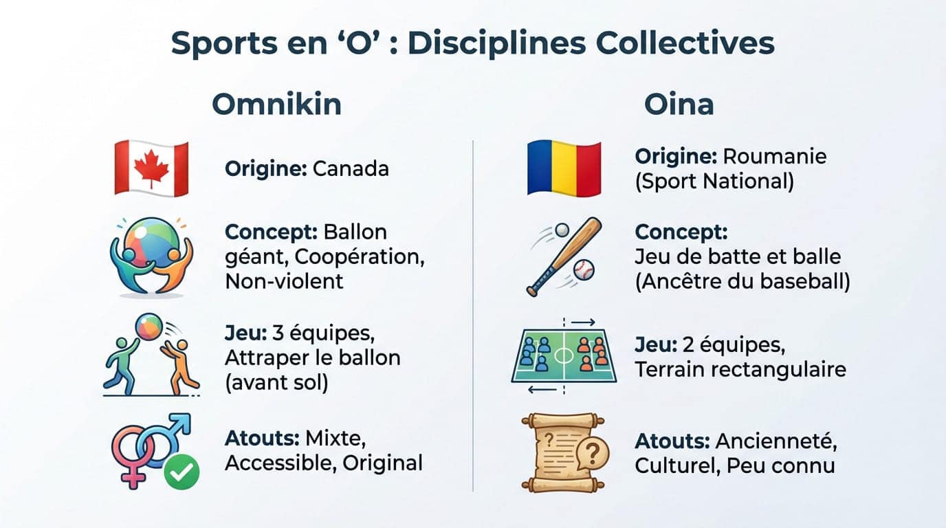 Joueurs pratiquant un sport collectif commençant par O sur un terrain