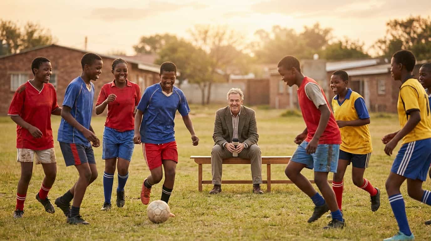 youthful energy guiding presence community football